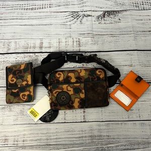 Kipling FERGIE Camouflage Fanny Pack Waist Pouch. Tag is off. Used 1 time.